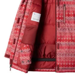 COLUMBIA ALPINE FREE FALL II JACKET JR MARSALA RED/DIAMOND STRIPE 22 -Winter Clothing Store 9 102713 alpine free fall ii jacket jr marsala red diamond stripe 1863463 619 04