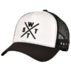 WATTS TRUCKER CAP TRIBE MIX BLACK & WHITE 23