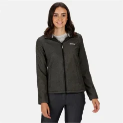 REGATTA W CONNIE V BLACK MARL 22 -Winter Clothing Store 9 104334 connie v black marl rwl209 68r 05