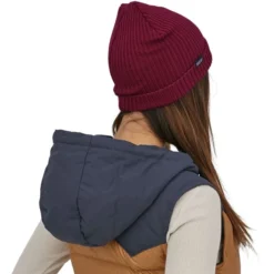 PATAGONIA FISHERMANS ROLLED BEANIE WAX RED 23 -Winter Clothing Store 9 110646 fishermans rolled beanie wax red 29105 wax 03