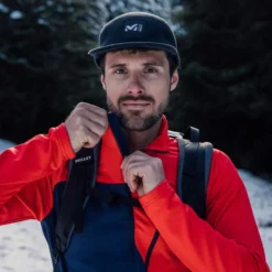 MILLET SENECA ZIP M SAPHIR/RED 23 -Winter Clothing Store 9 111115 seneca zip m saphir rouge miv9471 7487 03