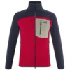 MILLET ABRASION FLEECE JKT M DEEP RED/SAPHIR 23