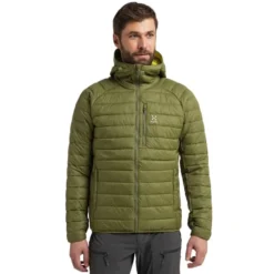Haglöfs HAGLÖFS SPIRE MIMIC HOOD M OLIVE GREEN 23 -Winter Clothing Store 9 113424 spire mimic hood m olive green 604676 4vy 03