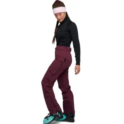 BLACK DIAMOND W DAWN PATROL PANTS BLACKBERRY 23 -Winter Clothing Store 9 113494 w dawn patrol pants blackberry ap743041 5016 04
