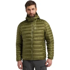 Haglöfs HAGLÖFS ROC DOWN HOOD M OLIVE GREEN 23 -Winter Clothing Store 9 113525 roc down hood m olive green 604682 4vy 03