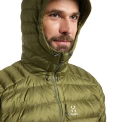 Haglöfs HAGLÖFS ROC DOWN HOOD M OLIVE GREEN 23 -Winter Clothing Store 9 113525 roc down hood m olive green 604682 4vy 05