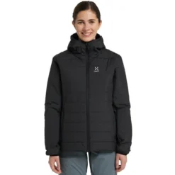 Haglöfs HAGLÖFS MIMIC SILVER HOOD W TRUE BLACK 23 -Winter Clothing Store 9 113547 mimic silver hood w true black 605387 2c5 03