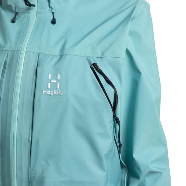 Haglöfs HAGLÖFS VASSI TOURING GTX JACKET W FROST BLUE 22 4 Haglöfs HAGLÖFS VASSI TOURING GTX JACKET W FROST BLUE 22 - Image 4