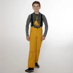 PROTEST SPIKET JR SNOWPANTS DARK YELLOW 23 -Winter Clothing Store 9 114044 spiket jr snowpants dark yellow 4810200 216 05