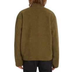 VOLCOM MUZZER FUZZAR ZIP SERVICE GREEN 23 -Winter Clothing Store 9 114872 muzzer fuzzar zip service green a4832201 svg 02