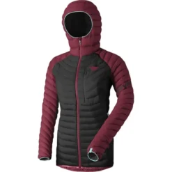 DYNAFIT RADICAL DOWN RDS W HOOD JKT BEET RED 23