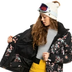 ROXY JETTY JK TRUE BLACK TROPICAL CYANOTYPE 23 -Winter Clothing Store 9 116011 jetty jk true black tropical cyanotype erjtj03354 kvj5 05