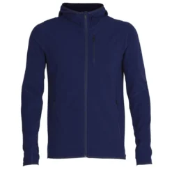 ICEBREAKER DESCENDER LS ZIP HOOD M ROYAL NAVY 23