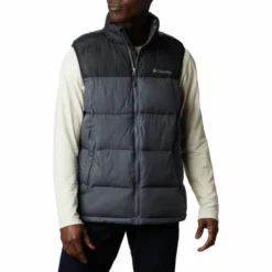COLUMBIA PIKE LAKE VEST BLACK GRAPHITE 23