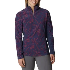 COLUMBIA GLACIAL IV PRINT 1/2 ZIP NOCTURNAL HERRI 23