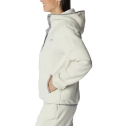 COLUMBIA ECHO HILLS SHERPA HOODIE CHALK LIGHT GREY 23 -Winter Clothing Store 9 117201 echo hills sherpa hoodie chalk light grey 2013271 191 03