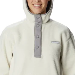 COLUMBIA ECHO HILLS SHERPA HOODIE CHALK LIGHT GREY 23 -Winter Clothing Store 9 117201 echo hills sherpa hoodie chalk light grey 2013271 191 05