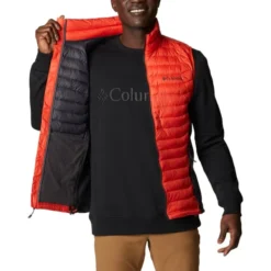 COLUMBIA POWDER PASS VEST RED QUARTZ 22 -Winter Clothing Store 9 119072 powder pass vest red quartz 1842414 813 04