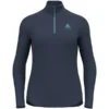 ODLO BERRA MIDLAYER 1/2 ZIP W DARK SAPPHIRE 23