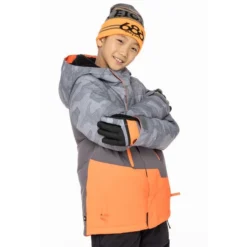 686 BOYS GEO INSULATED JKT CHARCOAL CAMO CLRBLK 23 -Winter Clothing Store 9 119767 boys geo insulated jkt charcoal camo clrblk m2w504 chcm 03