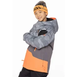 686 BOYS GEO INSULATED JKT CHARCOAL CAMO CLRBLK 23 -Winter Clothing Store 9 119767 boys geo insulated jkt charcoal camo clrblk m2w504 chcm 04
