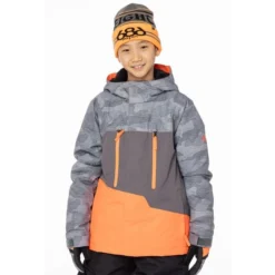 686 BOYS GEO INSULATED JKT CHARCOAL CAMO CLRBLK 23 -Winter Clothing Store 9 119767 boys geo insulated jkt charcoal camo clrblk m2w504 chcm 06