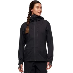 BLACK DIAMOND W DAWN PATROL HYBRID SHELL BLACK 22