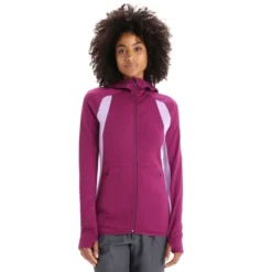 ICEBREAKER MERINO W ZONEKNIT LS ZIP HOODIE GO BERRY/PURPLE GAZE/CB 23 8 ICEBREAKER MERINO W ZONEKNIT LS ZIP HOODIE GO BERRY/PURPLE GAZE/CB 23 -Winter Clothing Store 9 124885 ib0a56gb822 03