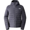 THE NORTH FACE M BELLEVIEW STRETCH DOWN HOODIE VANADIS GREY 23
