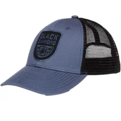 BLACK DIAMOND BD LOW PROFILE TRUCKER HAT INK BLUE-BLACK 23