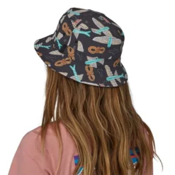 PATAGONIA WAVEFARER BUCKET HAT FLY 50: INK BLACK 23 -Winter Clothing Store 9 126734 29157 flyi 03
