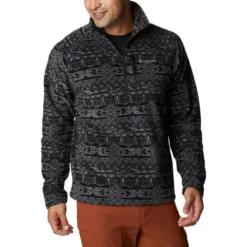 COLUMBIA FAST TREK PRINTED HALF Z BLACK 80S STRIP 23