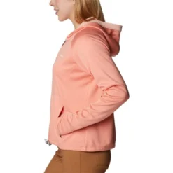 COLUMBIA BOUNDLESS TREK™ GRID FLEECE SUMMER PEACH HEATHER/PEACH BLOSSOM 23 -Winter Clothing Store 9 128794 boundless trek tm grid fleece summer peach heather peach blossom 2033654 828 04