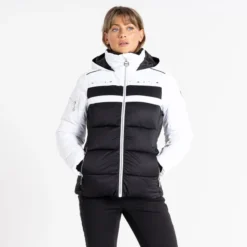 DARE 2B CRYSTALLIZE SKI JKT WHITE/BLACK 23 -Winter Clothing Store 9 129292 dwp543 7p5 04