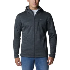 COLUMBIA MAXTRAIL II FLEECE HOODED SHARK HEATHER 23