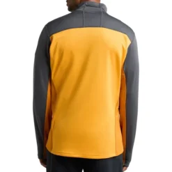Haglöfs HAGLÖFS ROC FLASH MID HALFZIP M MAGNETITE/SUNNY YELLOW 23 -Winter Clothing Store 9 130657 606046 5m4 04