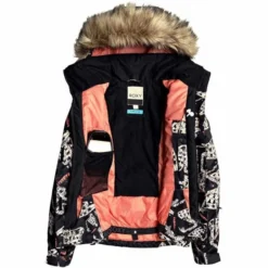 ROXY JET SKI JK J SNJT TRUE BLACK IMPRESSIONS 20 -Winter Clothing Store 9 64772 jet ski jk j snjt true black impressions erjtj03205 kvj7 03