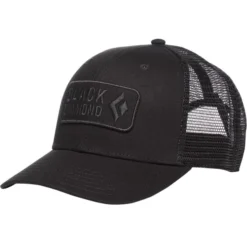 BLACK DIAMOND TRUCKER HAT BLACK/BLACK 23