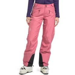 Haglöfs HAGLÖFS LUMI LOOSE PANT WOMEN TULIP PINK 21 -Winter Clothing Store 9 76032 lumi loose pant women tulip pink 604625 4l3 03