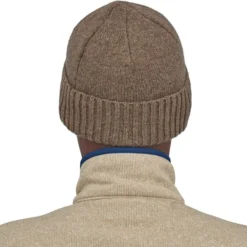 PATAGONIA BRODEO BEANIE FITZ ROY TROUT PATCH ASH TAN 23 -Winter Clothing Store 9 77687 29206 fpat 04