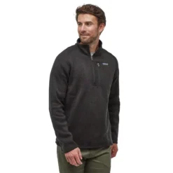 PATAGONIA M'S BETTER SWEATER 1/4 ZIP BLACK 23 -Winter Clothing Store 9 84067 m s better sweater 1 4 zip black 25523 blk 03