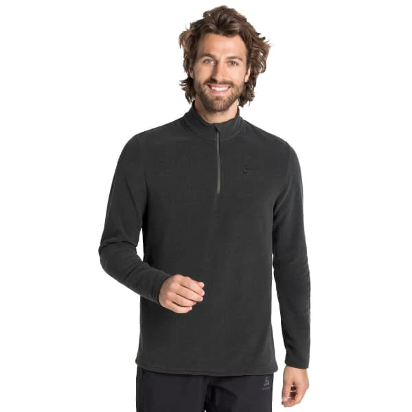 ODLO ROY MIDLAYER 1/2 ZIP CLIMBING IVY-BLACK-STRIPES 22 1 ODLO ROY MIDLAYER 1/2 ZIP CLIMBING IVY-BLACK-STRIPES 22