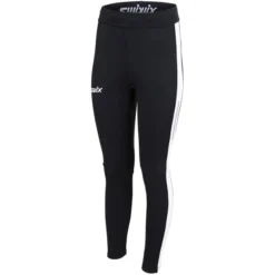 SWIX W FOCUS WARM TIGHTS BLACK/WHITE 23