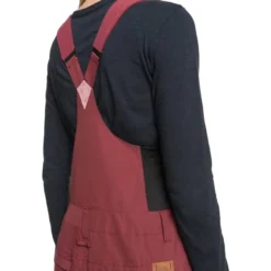 ROXY RIDEOUT BIB SNPT W OXBLOOD RED 22 -Winter Clothing Store 9 99555 rideout bib j snpt oxblood red erjtp03116 rre0 03